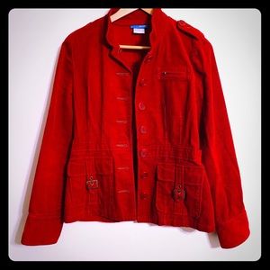 VINTAGE dELiAs Maroon Corduroy Blazer Y2K Academia